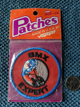 Load image into Gallery viewer, BMX Expert embroidered iron-on patch vintage NOS
