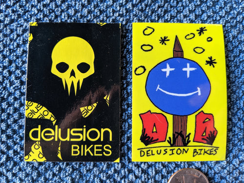 Delusion Bikes stickers