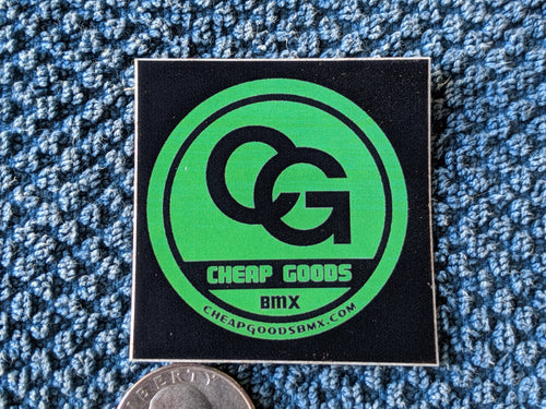 Cheap Goods BMX sticker