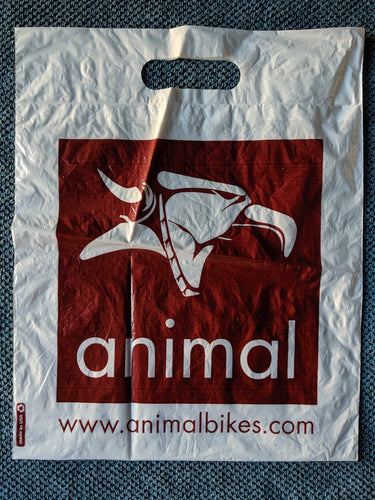 Animal plastic shopping bag
