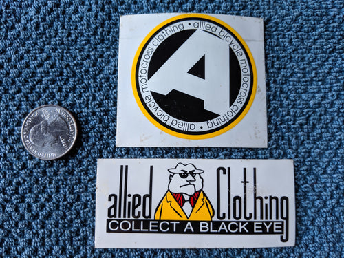 Allied Clothing stickers